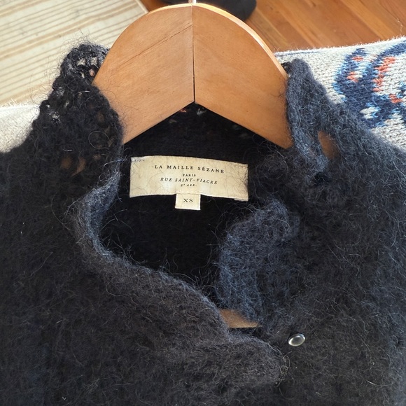 Sezane Angie Cardigan Black - Size XS - Picture 5 of 5